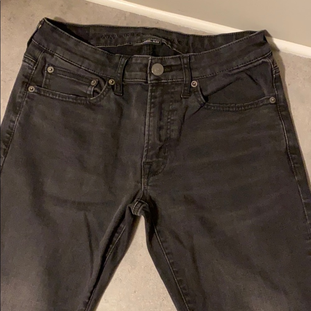 AEO Men’s Slim Taper Black Jeans 29x30